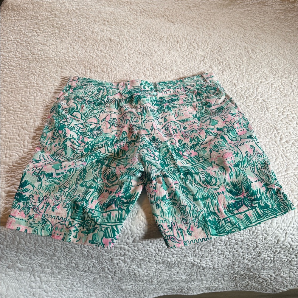 Lilly Pulitzer Pink and Green Men Shorts